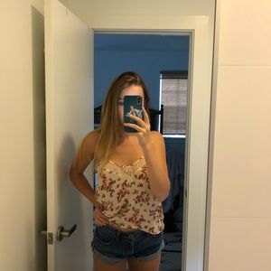 Forever 21 floral lace top